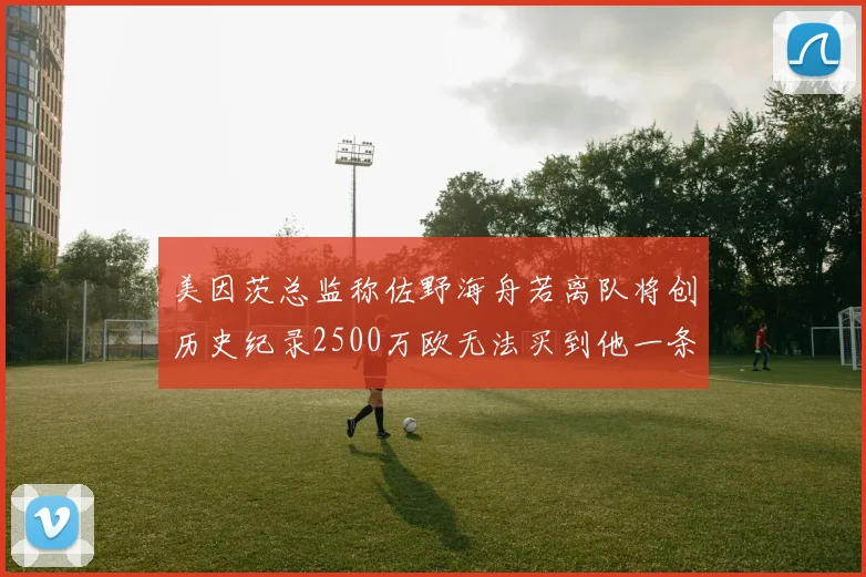 美因茨总监称佐野海舟若离队将创历史纪录2500万欧无法买到他一条腿